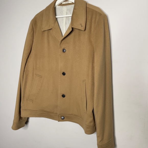 Club Monaco Camel Cashmere Wool Jacket XXL - Picture 3 of 8
